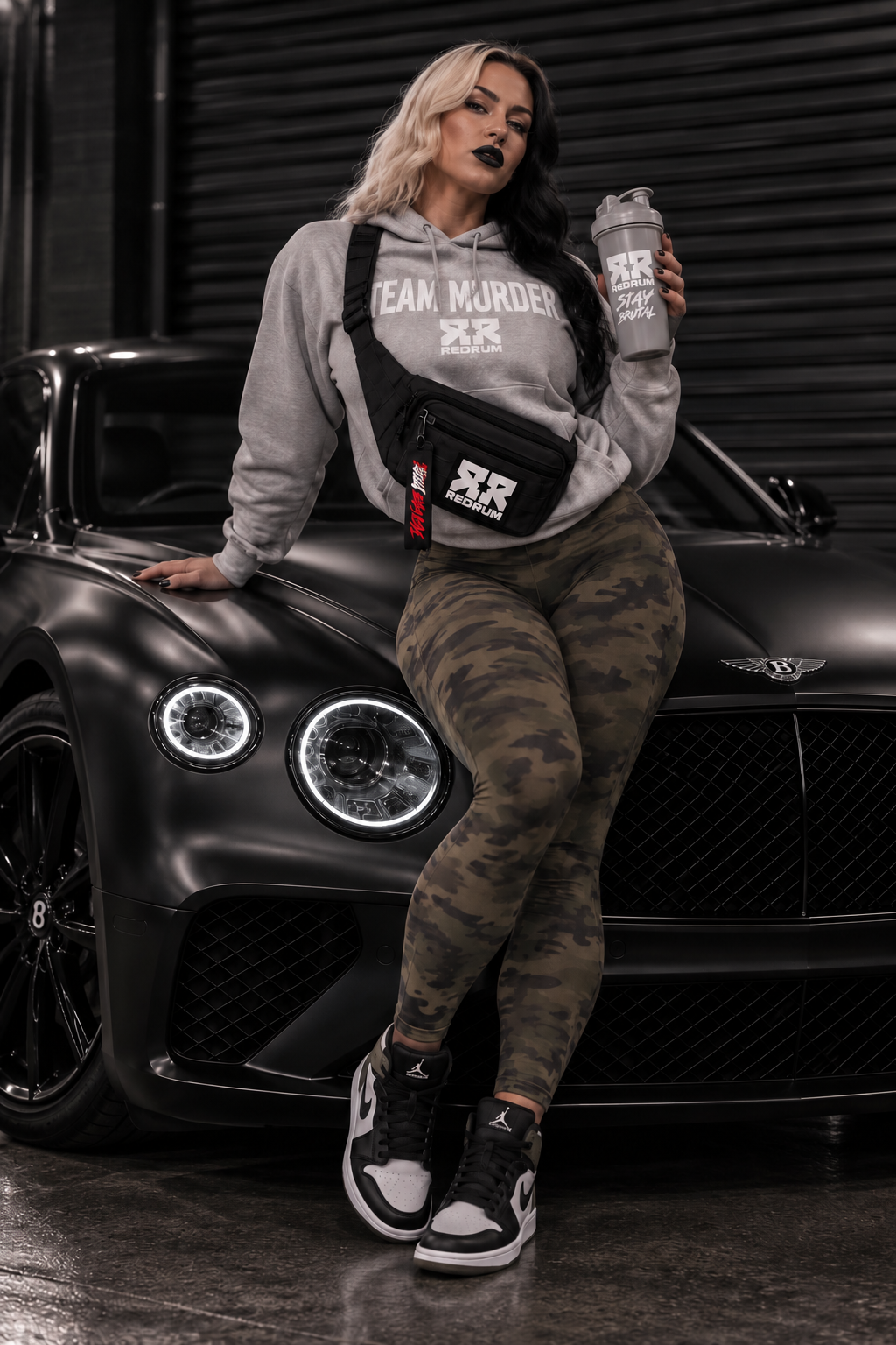 REDRUM GYM SLING BAG (BLK)
