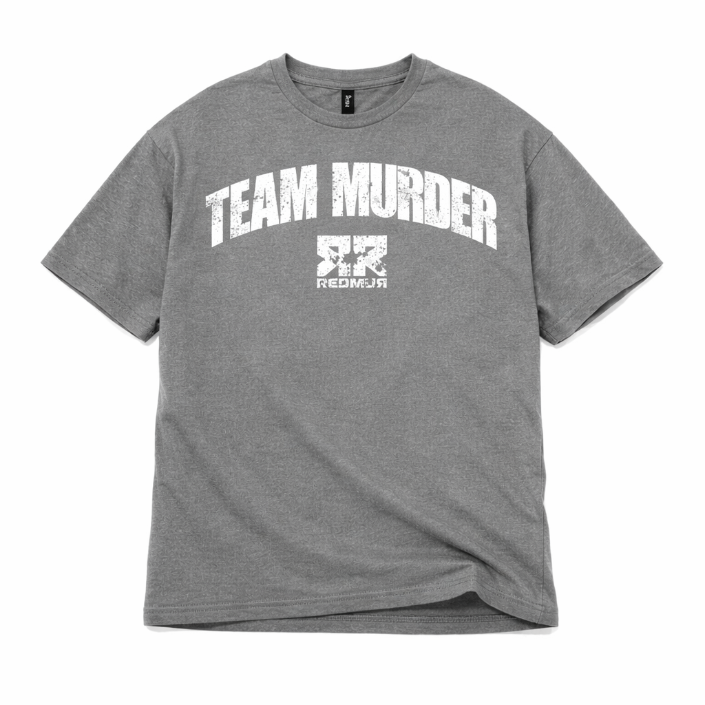 REDRUM NUTRITION TEAM MURDER T-SHIRT GREY