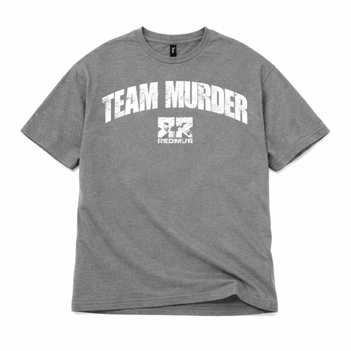 REDRUM NUTRITION TEAM MURDER T-SHIRT GREY