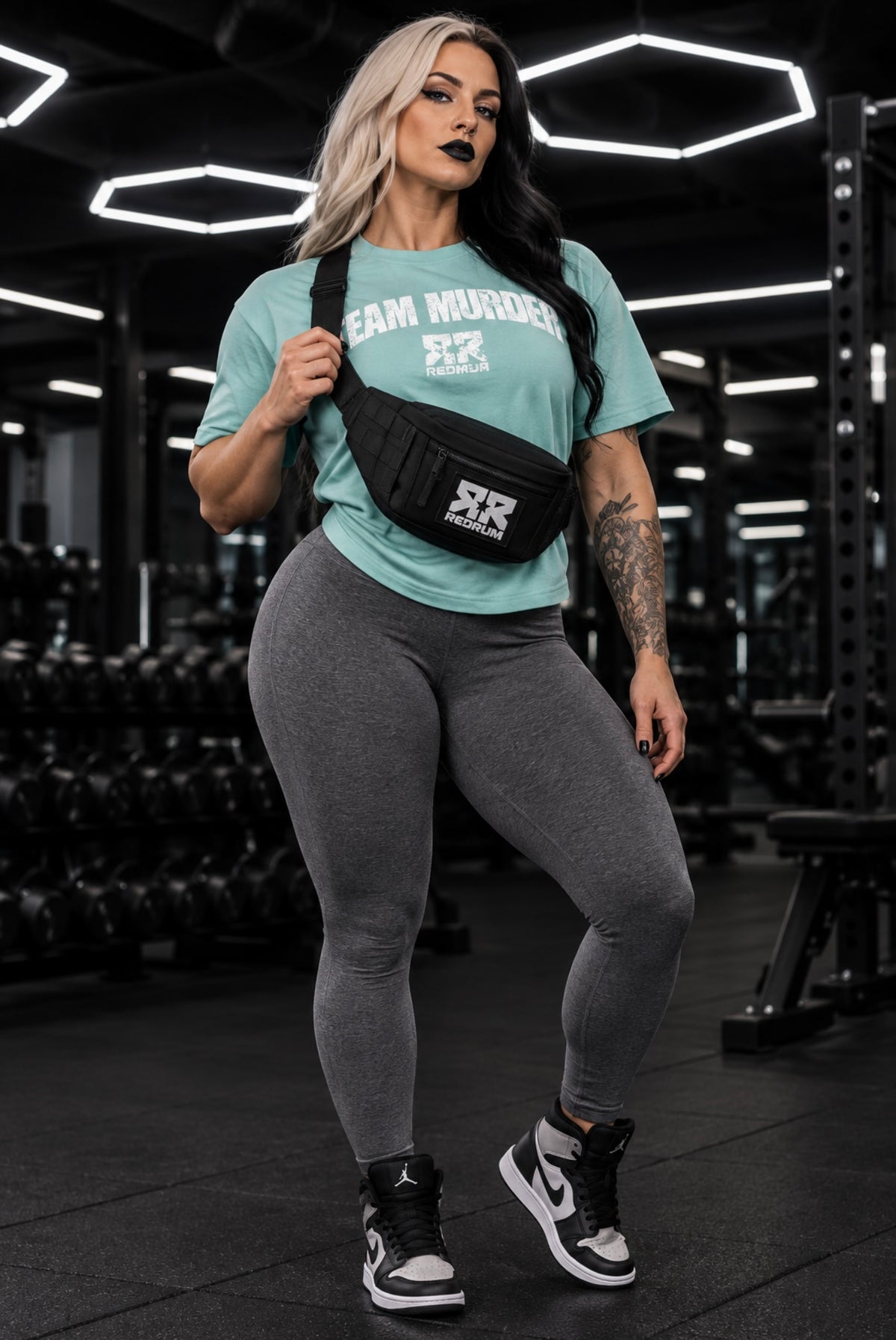 REDRUM GYM SLING BAG (BLK)