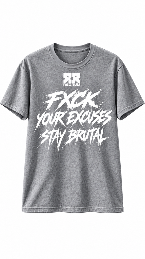 REDRUM NUTRITION FXCK T-SHIRT GREY