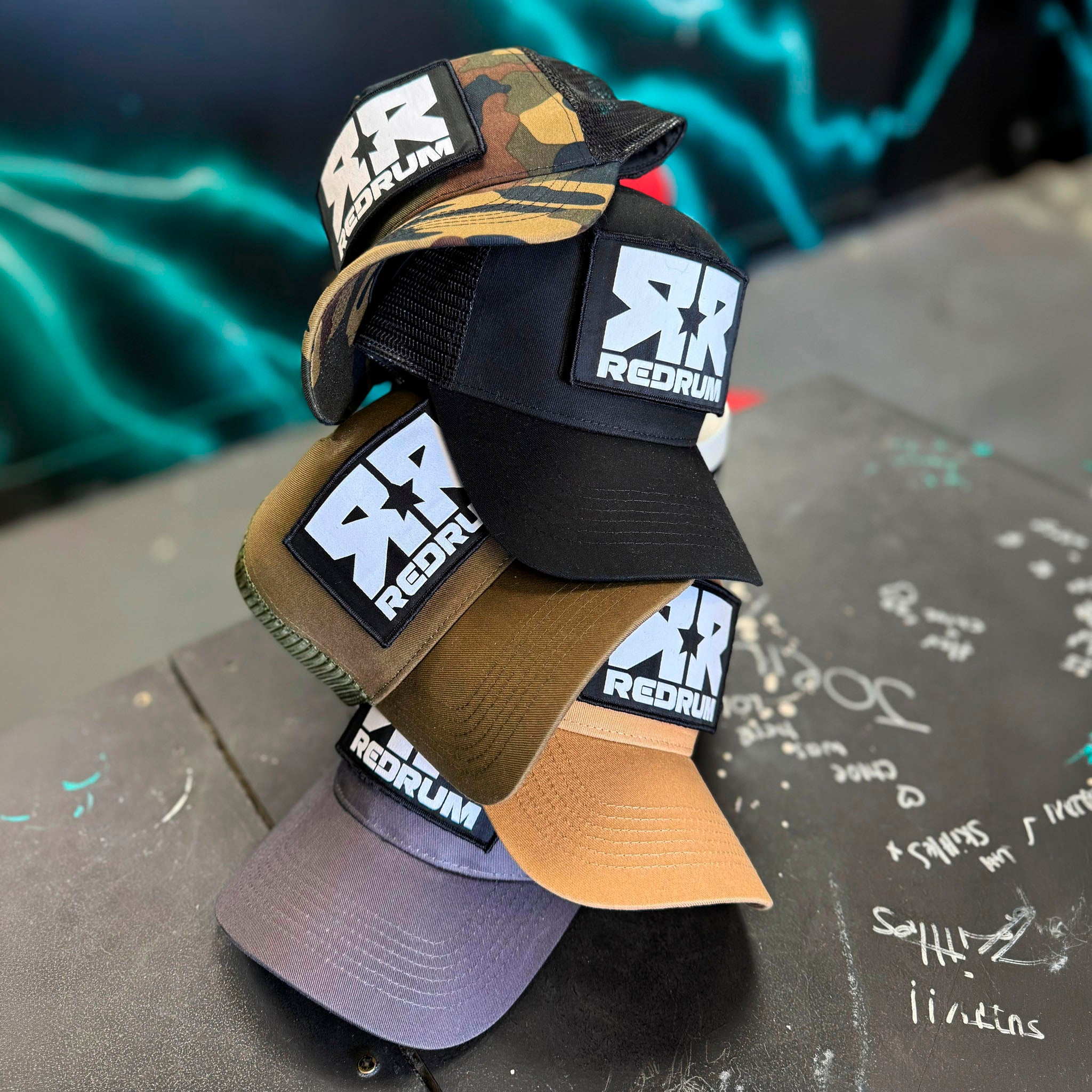 REDRUM TRUCKER CAP - GREY