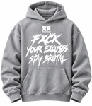 REDRUM NUTRITION FXCK HOODIE GREY