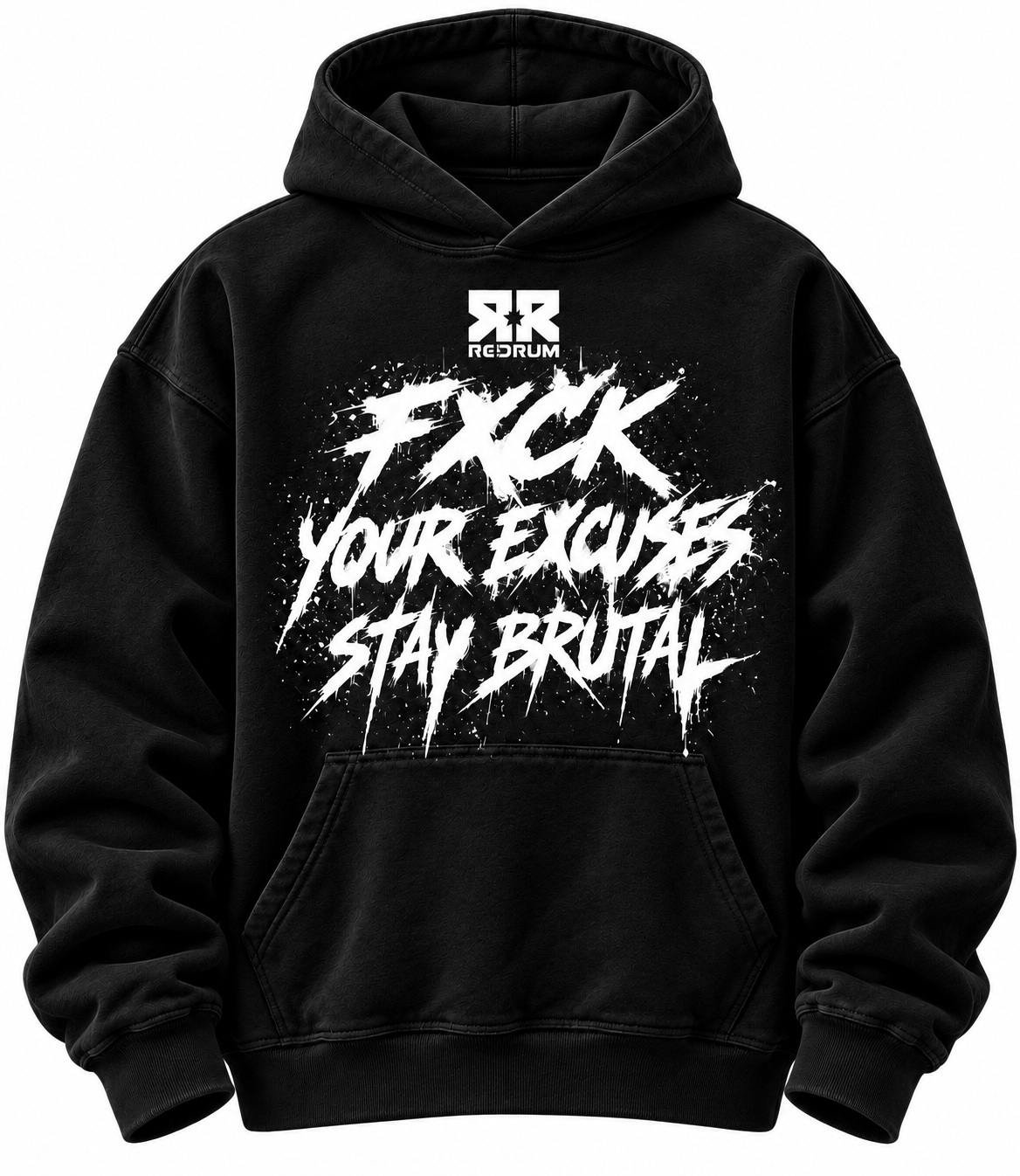 REDRUM NUTRITION FXCK HOODIE BLK