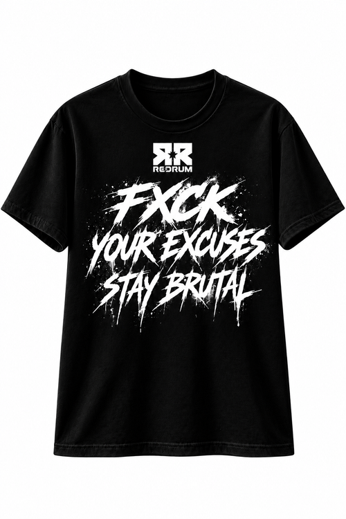REDRUM NUTRITION FXCK T-SHIRT BLK
